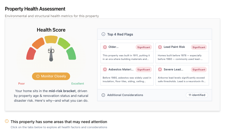 Property Health Score Assessment